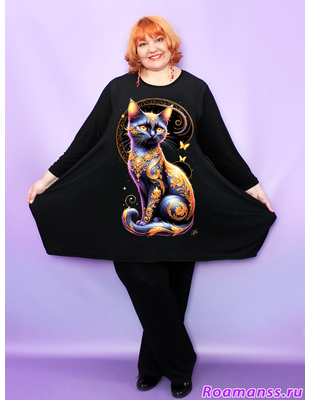 Стильная туника больших размеров
