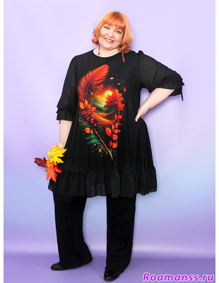 Платье туника больших размеров